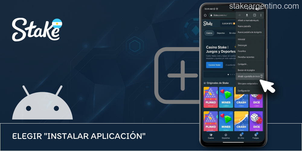 Instalación directa del acceso Stake