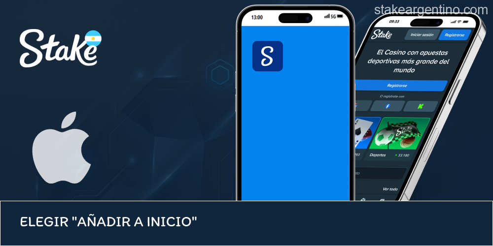 Finalización de instalación móvil Stake