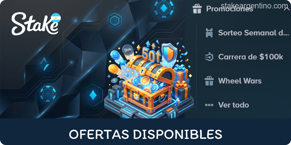 Promociones activas disponibles en Stake
