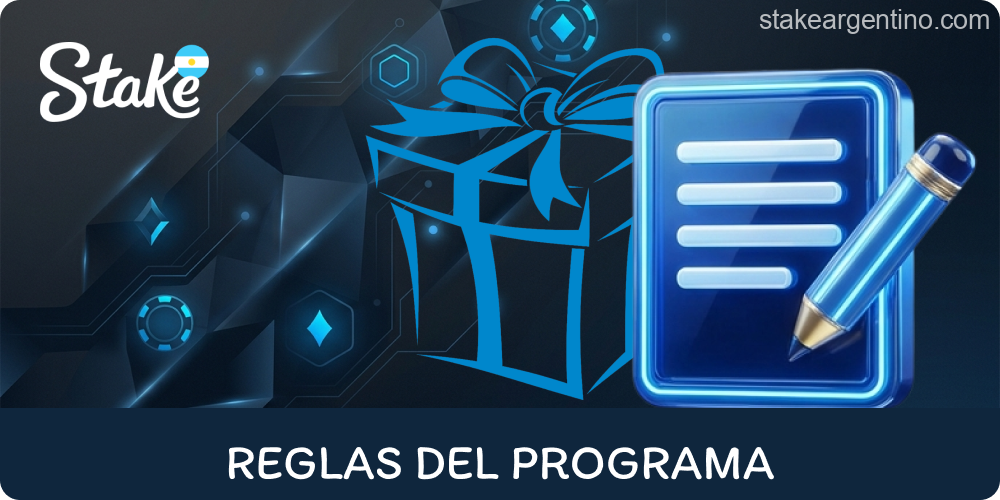 Normas aplicables a recompensas Stake