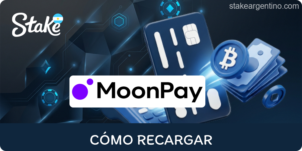 Proceso para añadir dinero en Stake