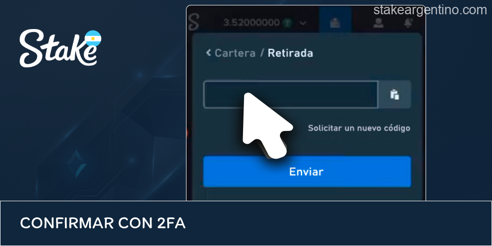 Verificación segura de extracción Stake