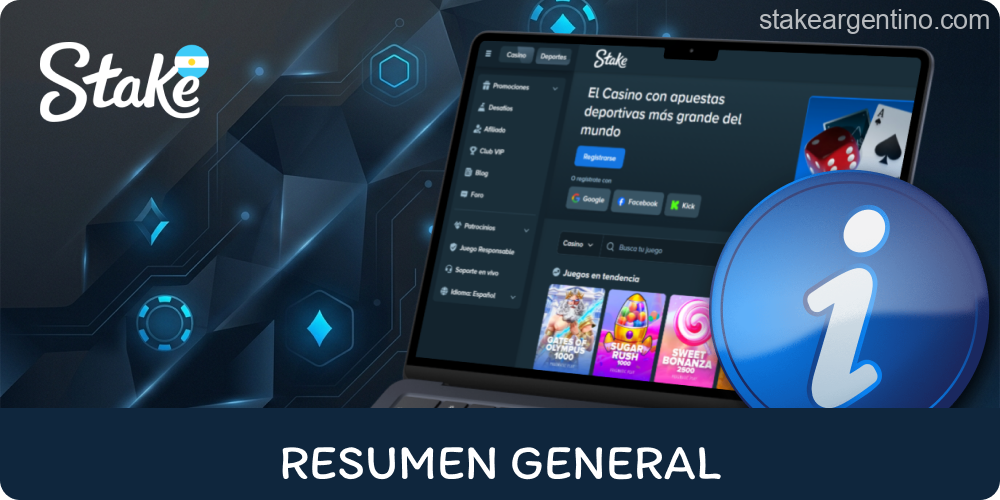 Datos principales sobre Stake en Argentina