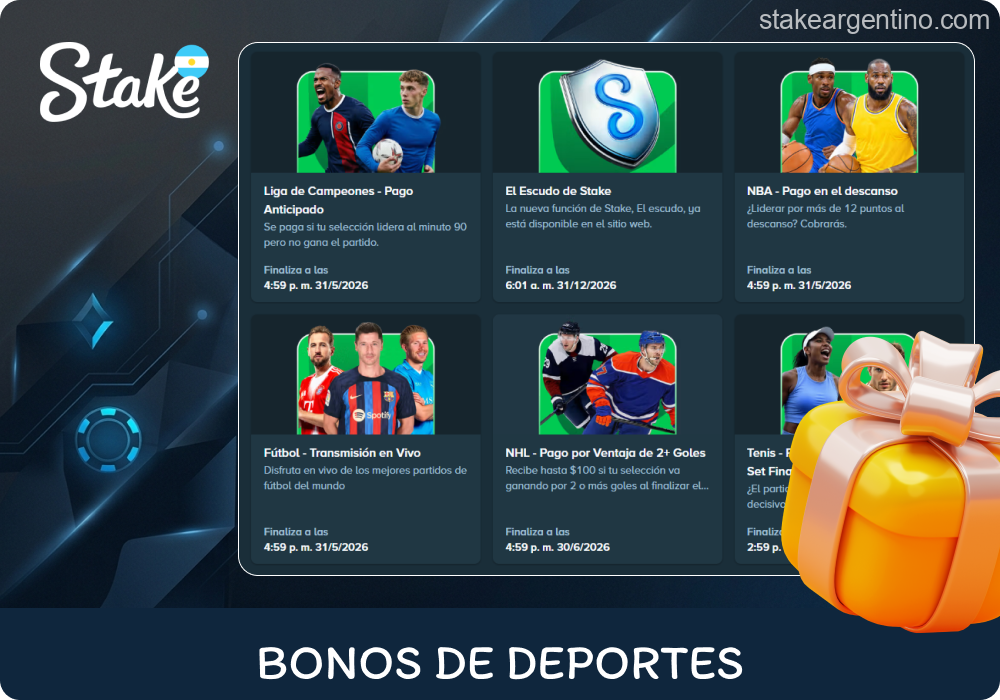 Beneficios especiales para apuestas en Stake
