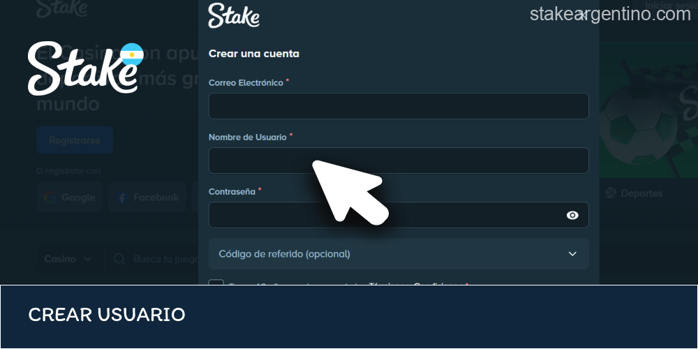 Elección de alias para perfil Stake